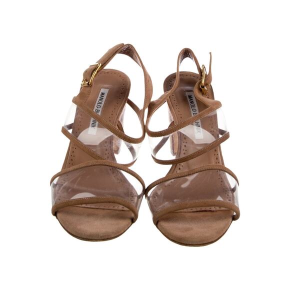 ❤️Manolo Blahnik Suede Slingback Heels❤️ - Picture 3 of 5